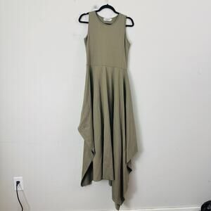 Ivan Grundahl Green Boho Sleeveless Flowy Summer Dress Women’s Size S